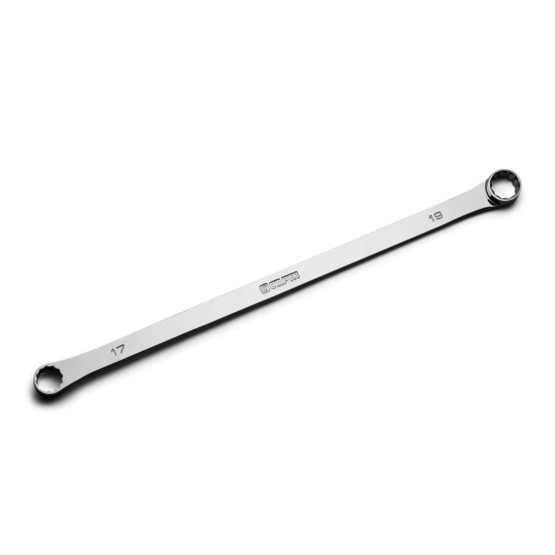 Capri Tools 17 x 19 mm 0 Degree Offset Extra Long Box End Wrench, CP11800-1719 - Image 1